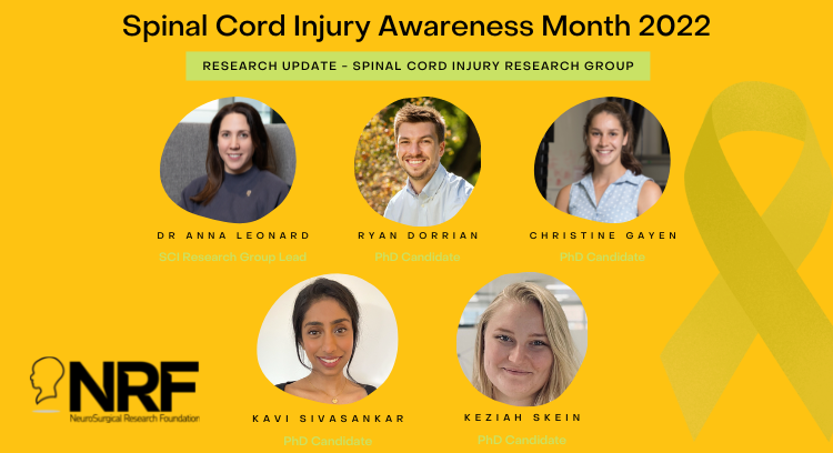 Spinal Cord Injury Awareness Month 2022 - Research Update image
