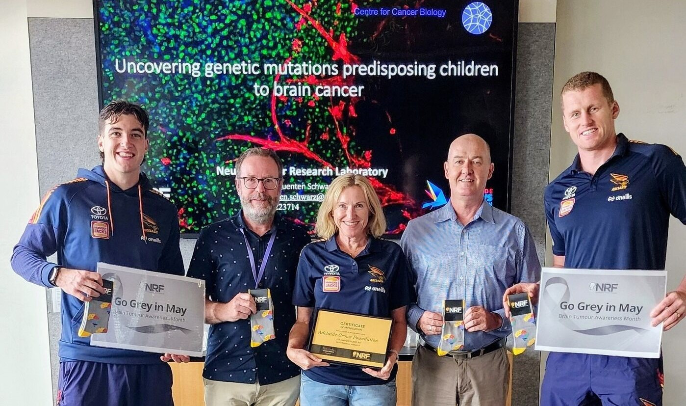 $30,000 Crows Foundation Donation Fuels Hope for Children with Brain Cancer image