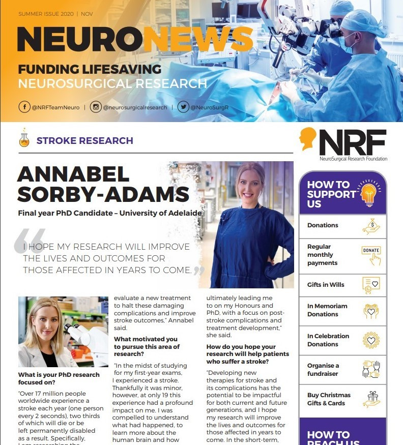 NEURO NEWS Summer Update 2020 image