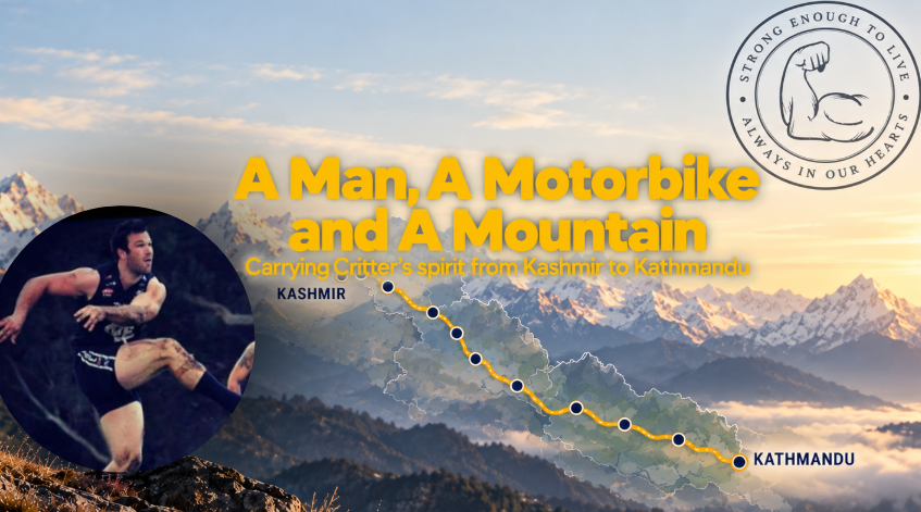A Man, a Motorbike, a Mission in the Mountains image