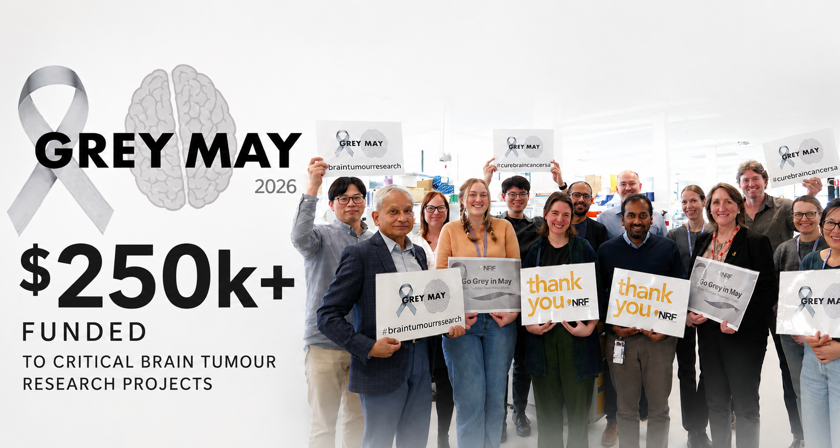 $250k Awarded to Five Critical Brain Tumour Research Projects image